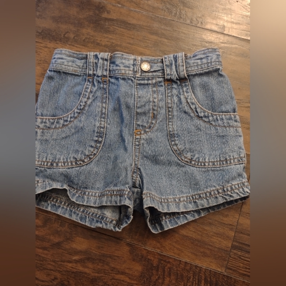Circo Blue Jean Shorts Relaxed Fit Casual 4T.